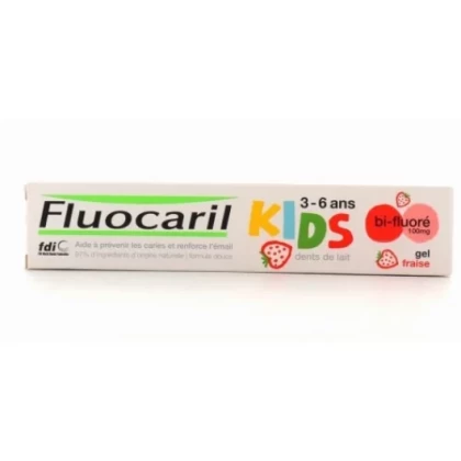 FLUOCARIL DENT KIDS GEL FRAISE 3-6ANS 50ML